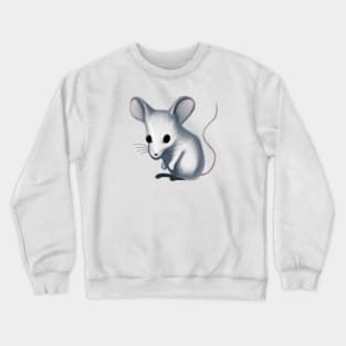 Cute Mouse Drawing Crewneck Sweatshirt